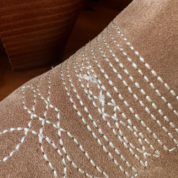 Marc Fisher Starburst Leather Cowboy Boots Cowgirl Boots Western Southwestern - Picture 4 of 10